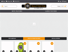 Tablet Screenshot of discount-watch-shop.com